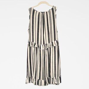 Blakeley NTW Womens 16/18 Tunic Blouse - Coco Linen Stripes w Pockets 1XL Plus